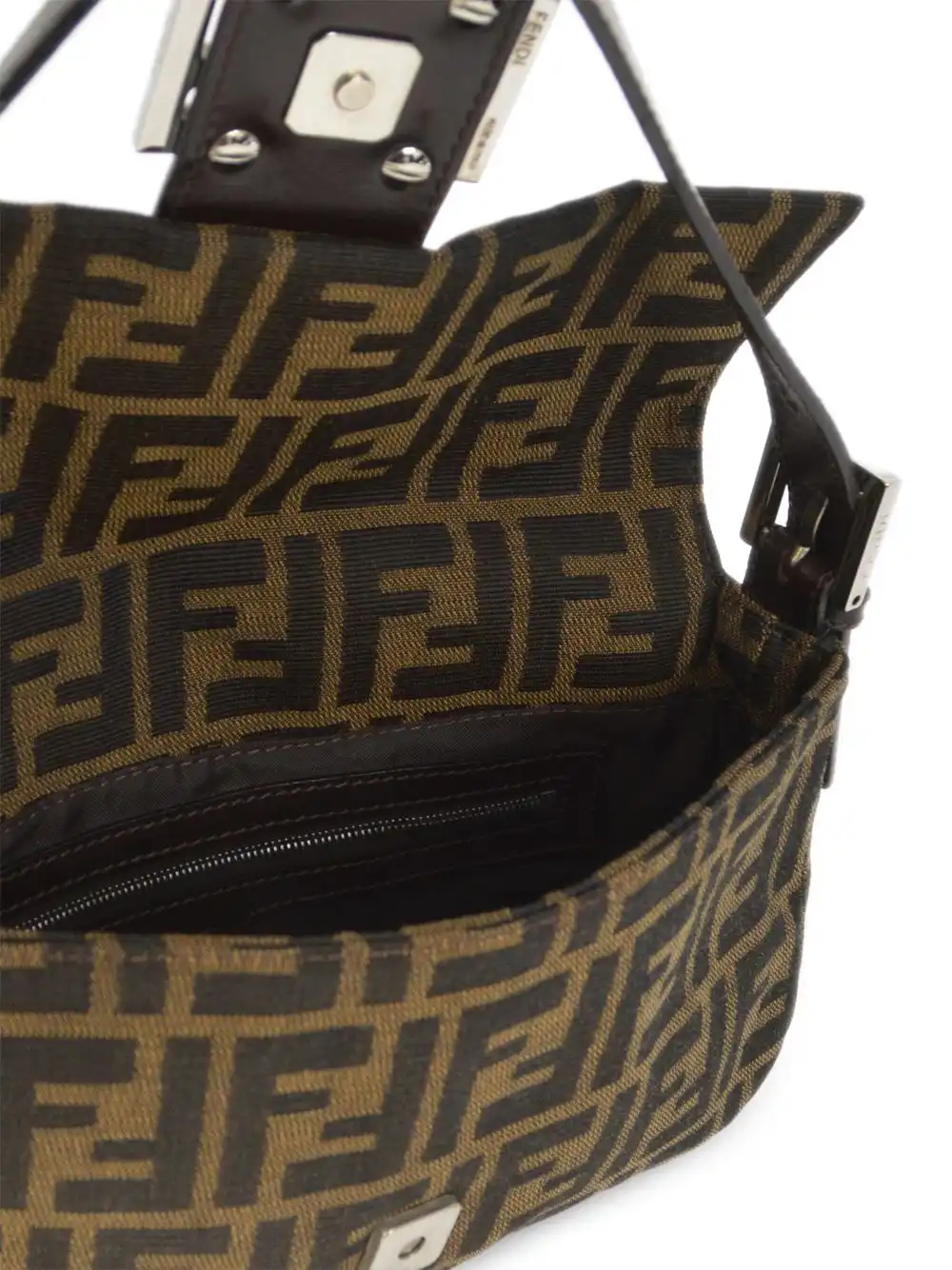 Affordable Fendi 1990-2000s Baguette Zucca-pattern shoulder bag