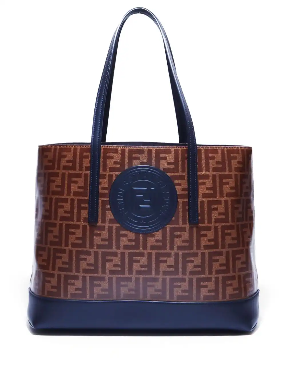 Affordable Fendi Zucca canvas shoulder bag