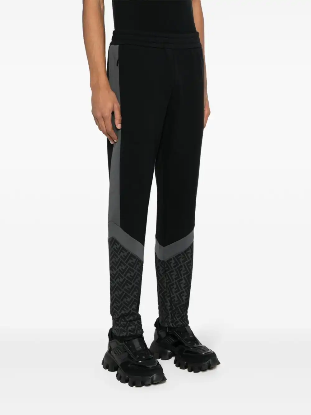 Cheap FENDI FF-motif track pants