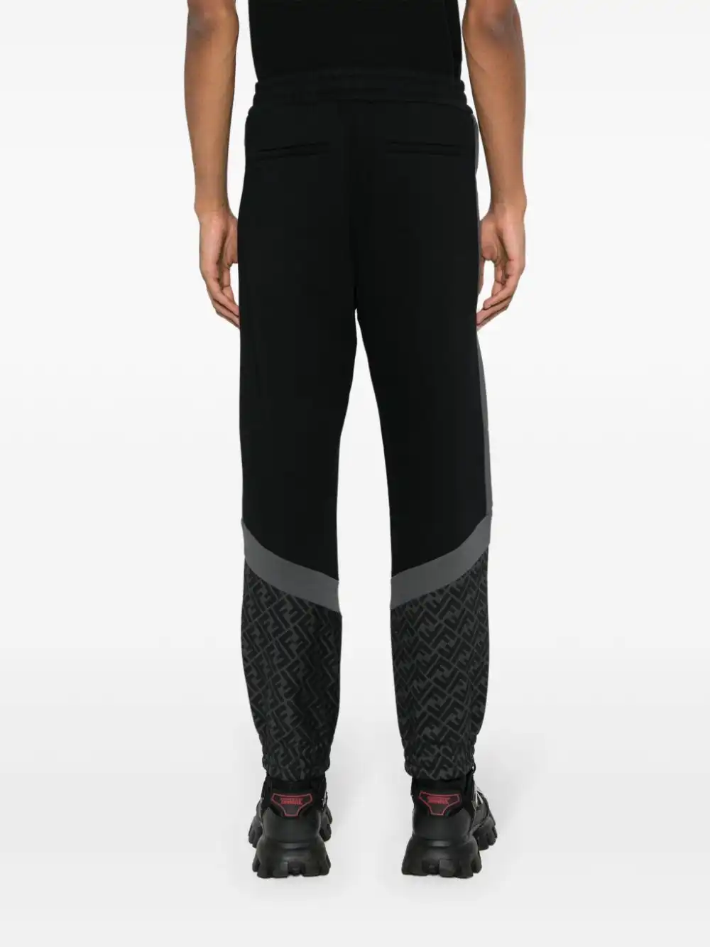 Cheap FENDI FF-motif track pants