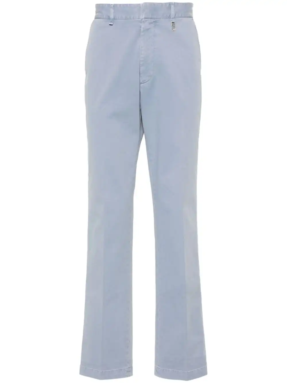 Affordable FENDI tapered cotton trousers