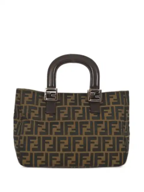 Fendi 1990-2000s Zucca-jacquard tote bag