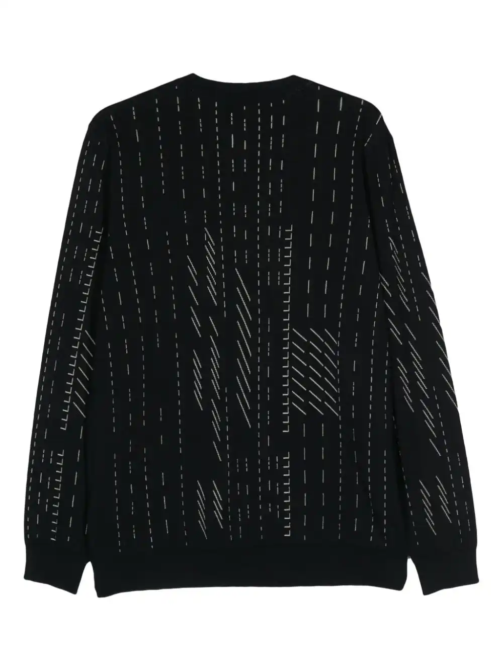 Cheap FENDI crew-neck jacquard jumper