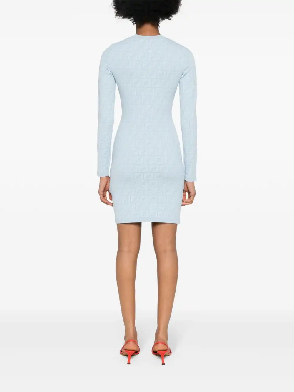 Affordable FENDI embossed-FF bodycon dress