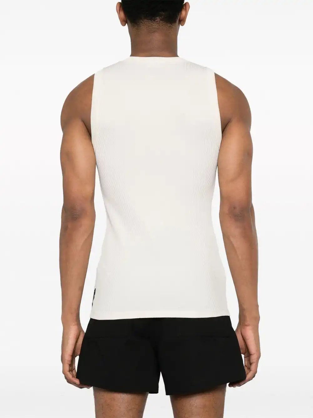 Cheap FENDI FF logo plaque tank top