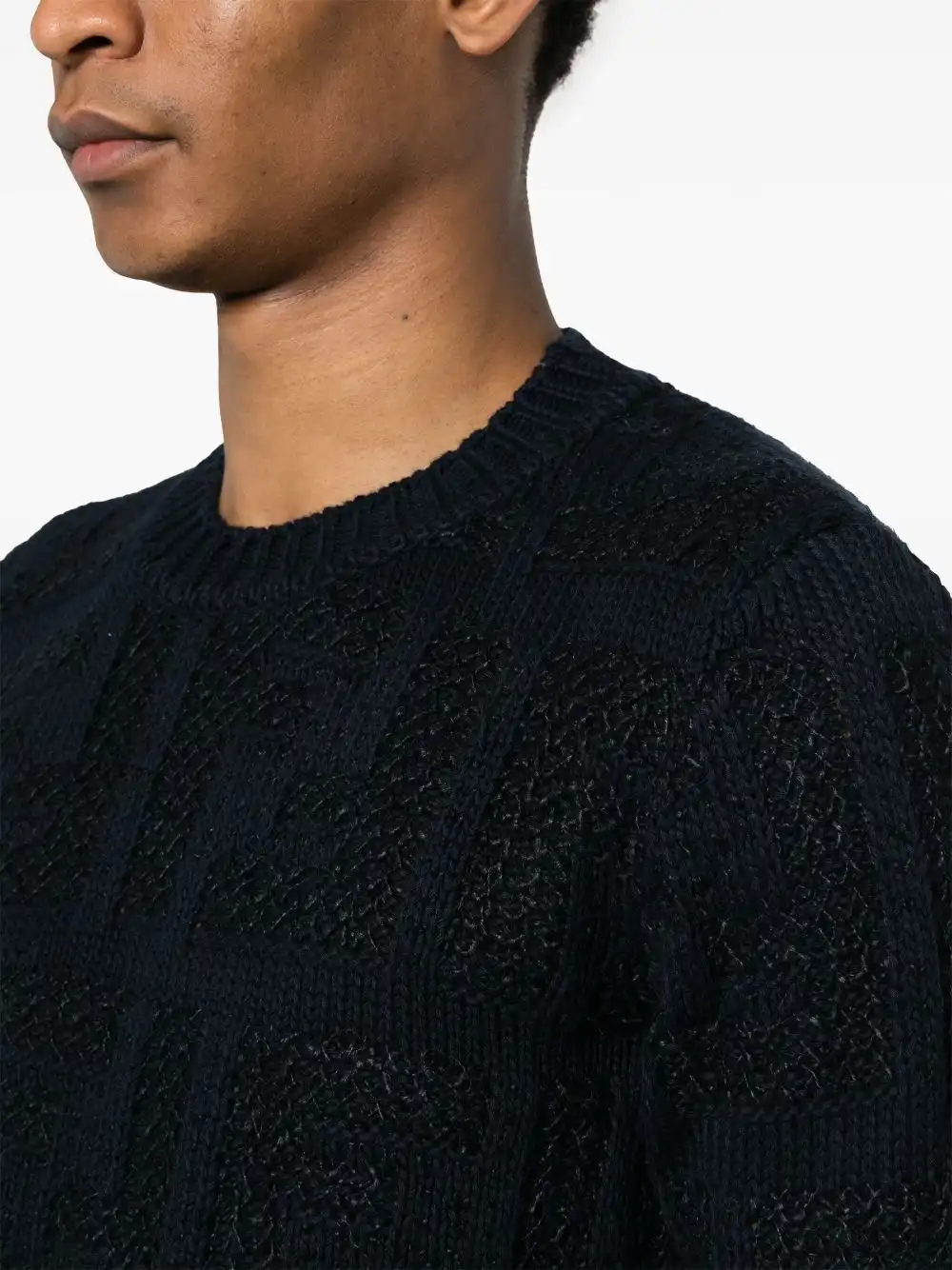 Cheap FENDI FF chunky-knit jumper