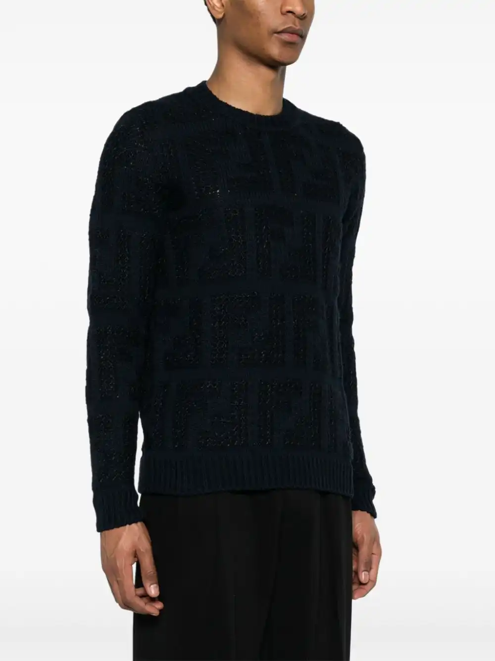 Cheap FENDI FF chunky-knit jumper