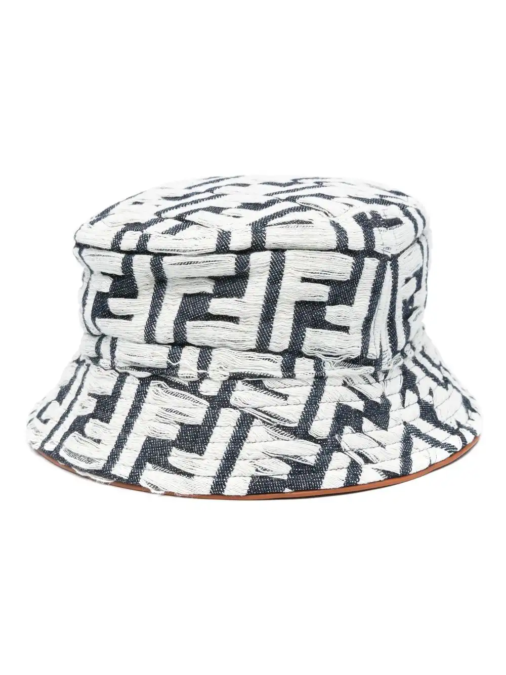 Cheap FENDI Zucca-jacquard cotton bucket hat