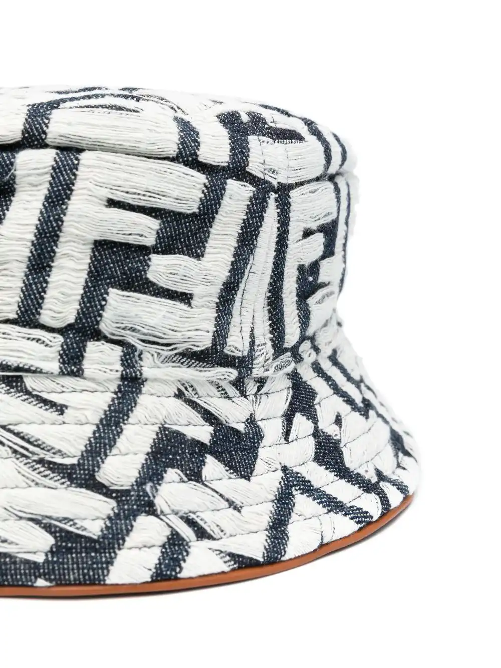 Cheap FENDI Zucca-jacquard cotton bucket hat