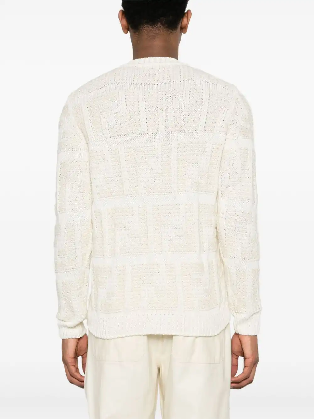 Cheap FENDI FF chunky-knit jumper