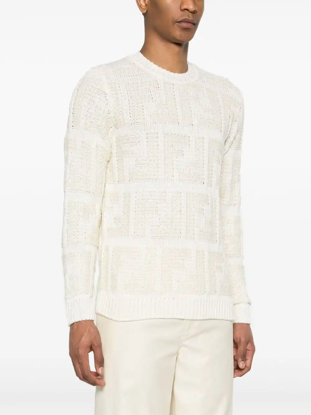 Cheap FENDI FF chunky-knit jumper