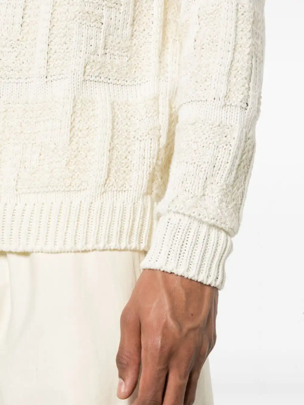 Cheap FENDI FF chunky-knit jumper