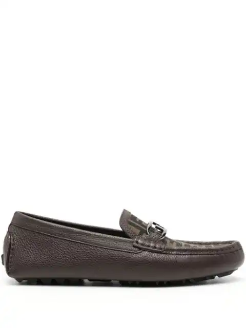 FENDI O'Lock leather loafers