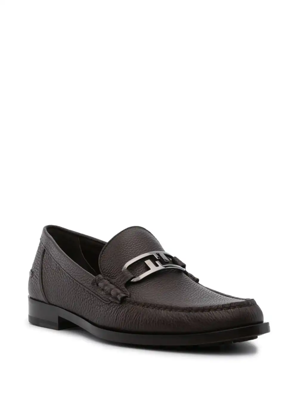 Affordable FENDI OLock leather loafers