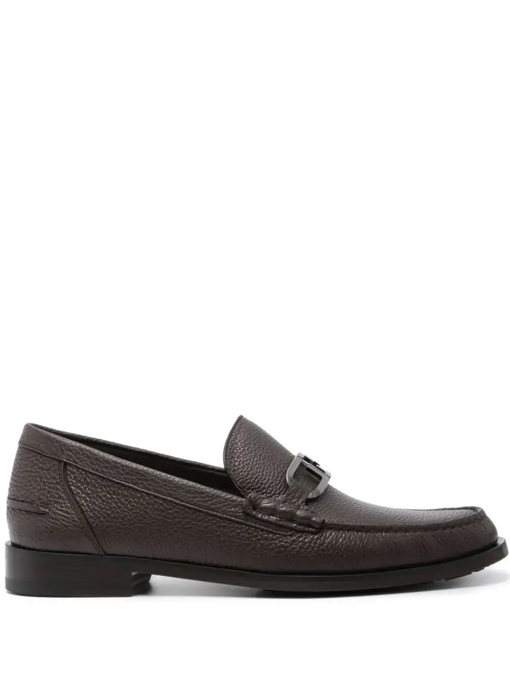 Affordable FENDI OLock leather loafers