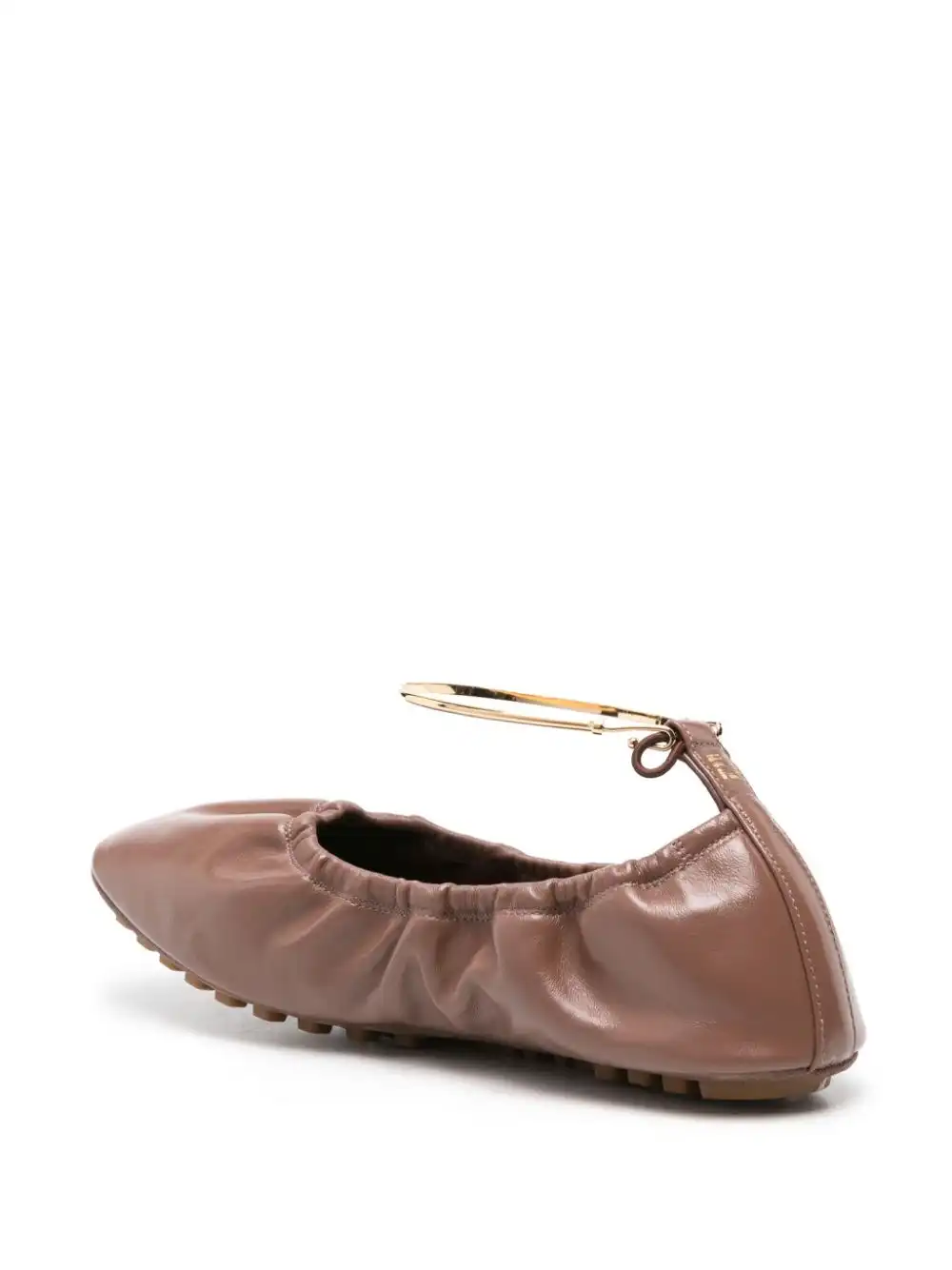 Affordable FENDI leather ballerina shoes