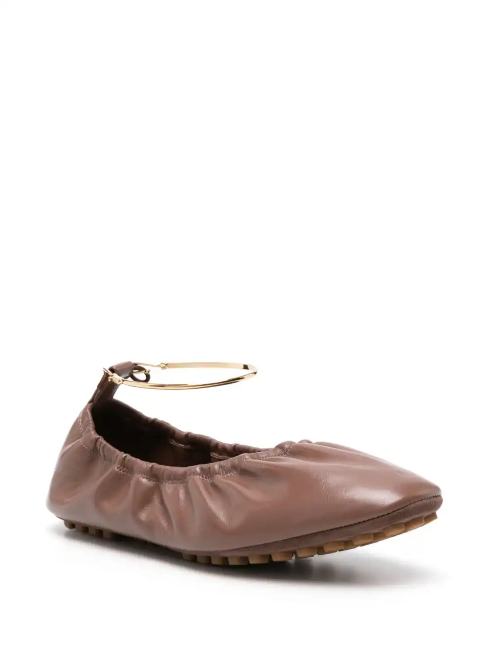 Affordable FENDI leather ballerina shoes