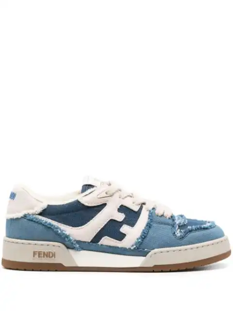 FENDI Match denim sneakers