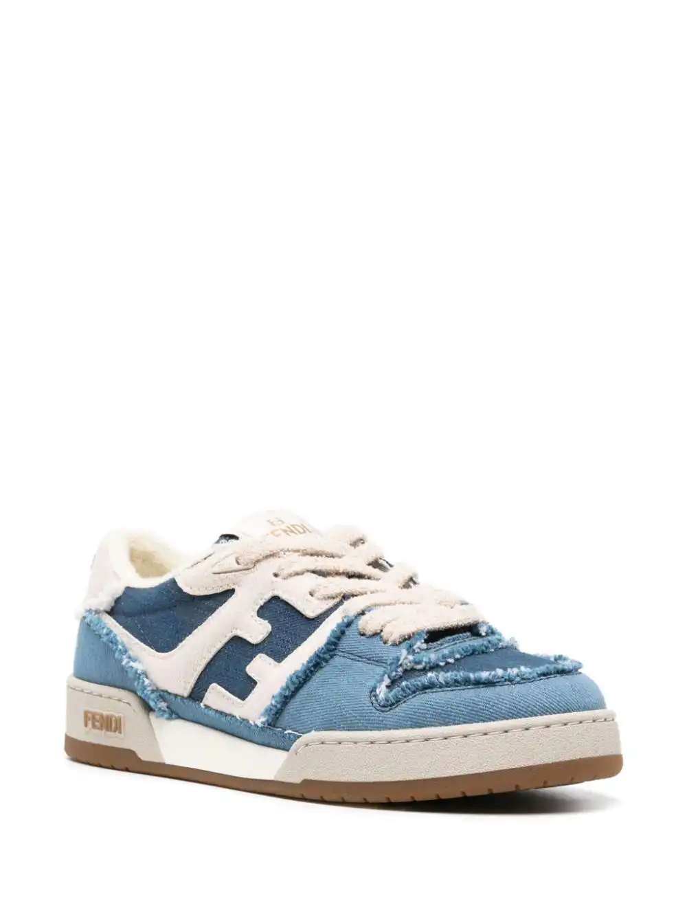 Cheap FENDI Match denim sneakers