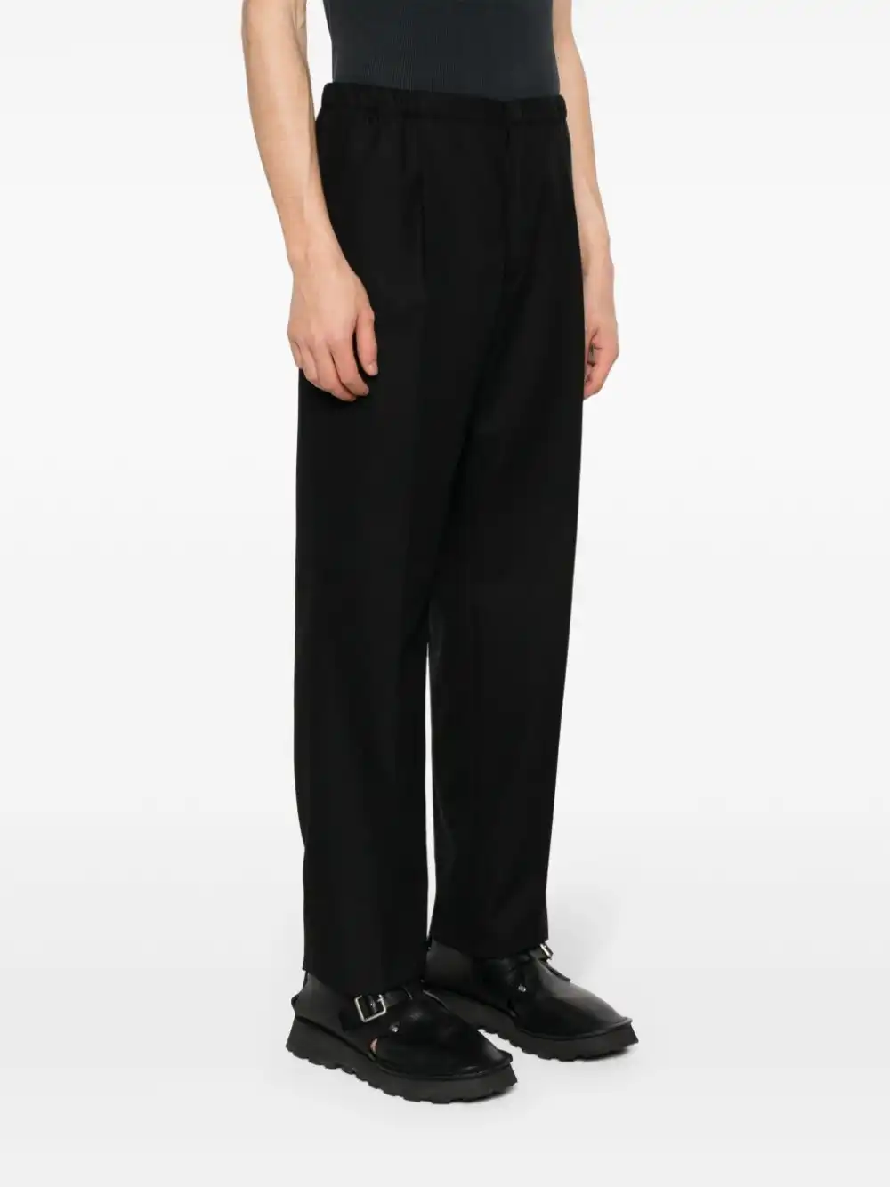 Cheap FENDI virgin-wool tapered trousers