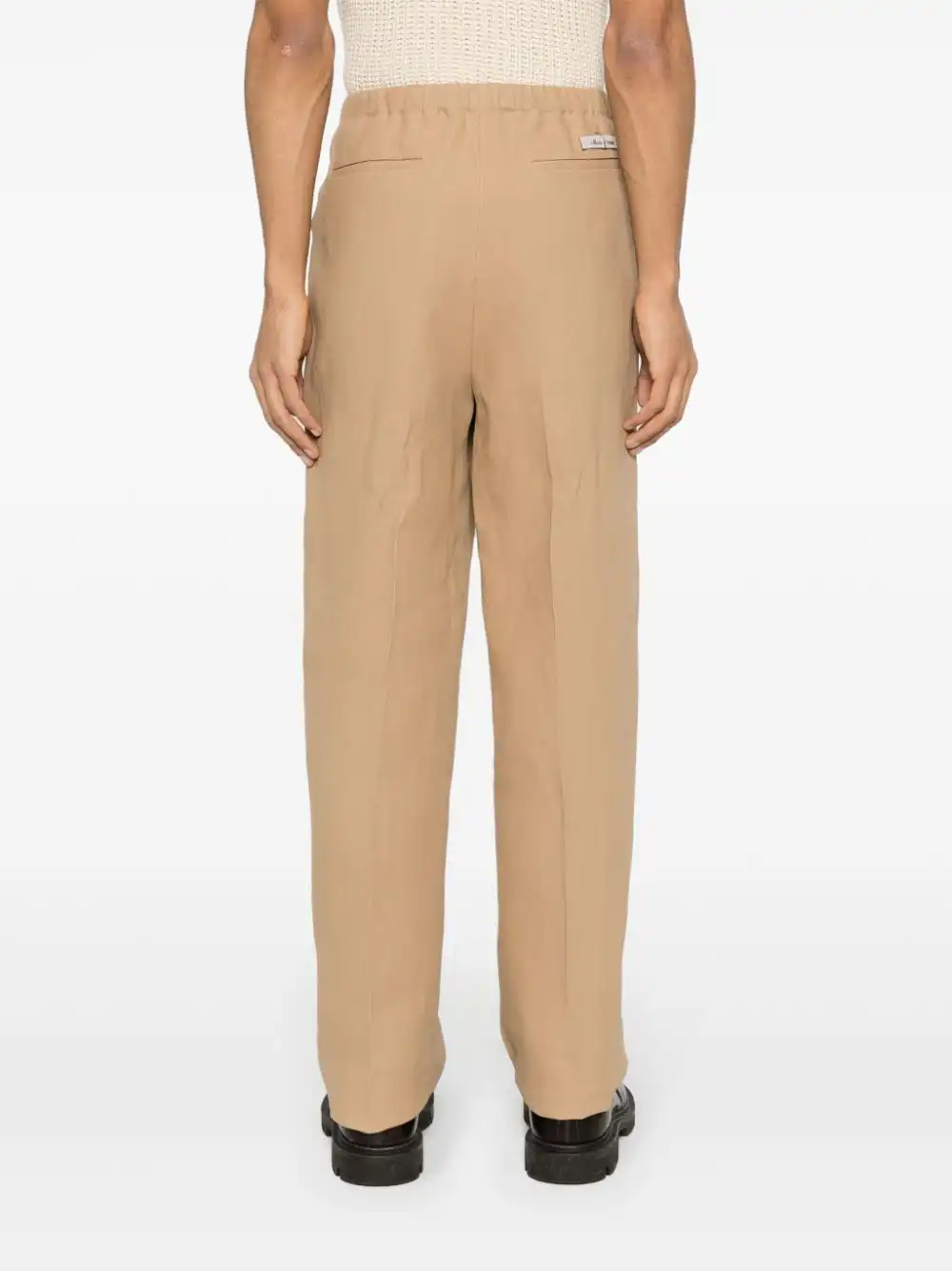 Cheap FENDI canvas straight-leg trousers