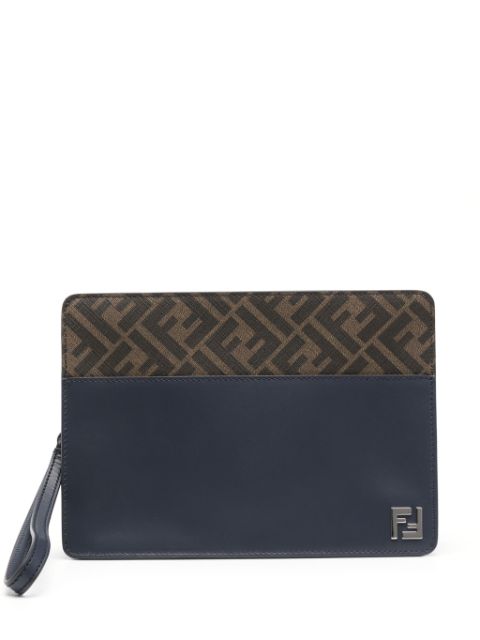 FENDI Zucca-monogram pattern clutch