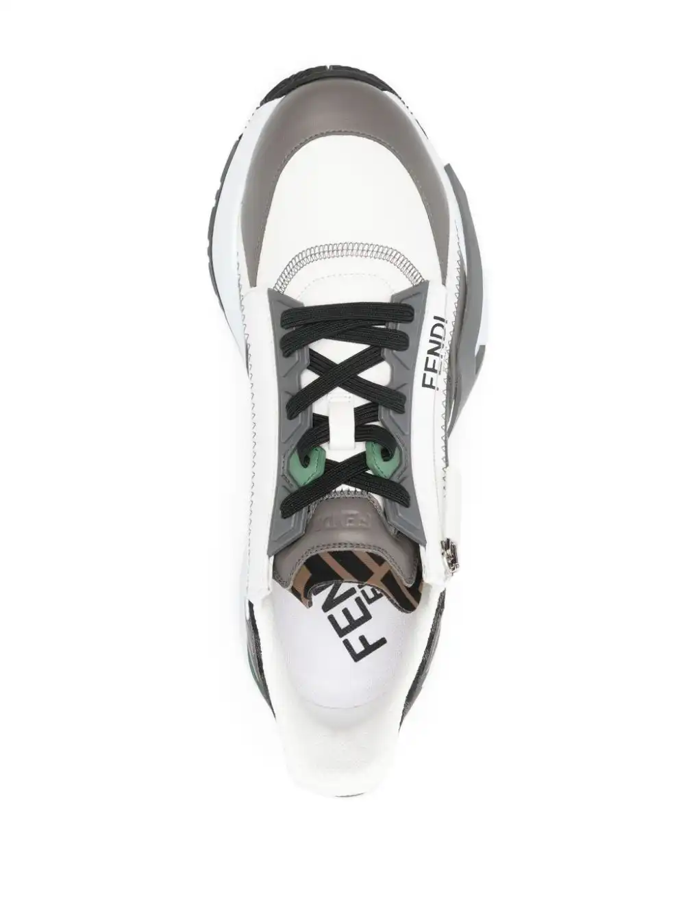 Cheap FENDI Flow FF-jacquard sneakers