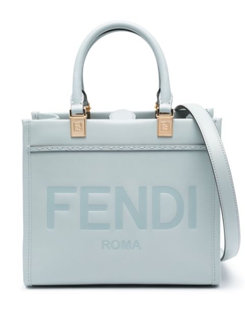 FENDI small Sunshine leather tote bag