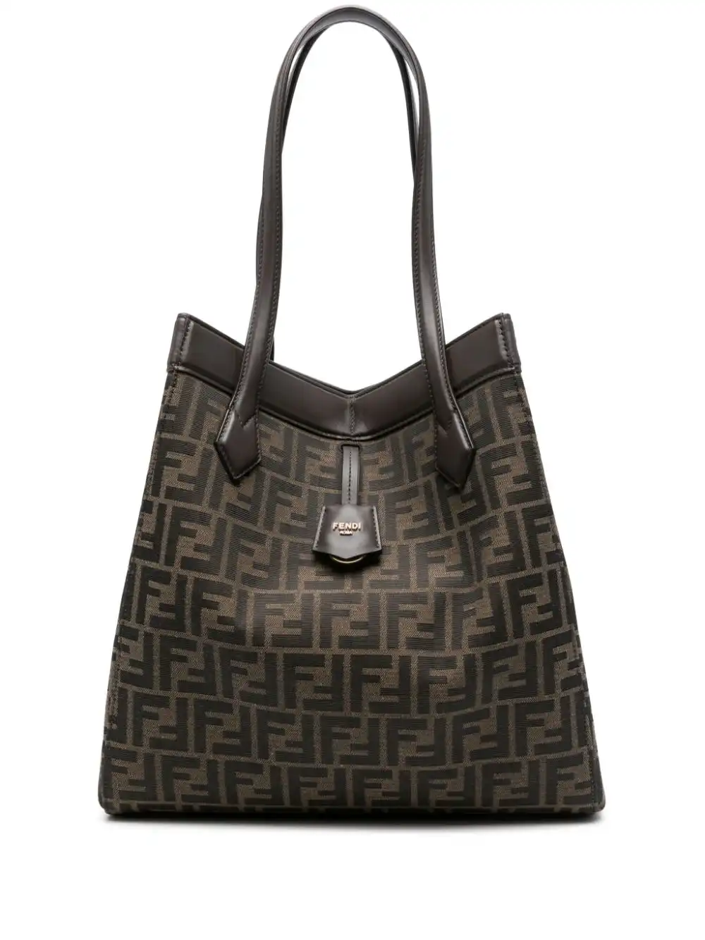 Cheap FENDI large Origami leather tote bag