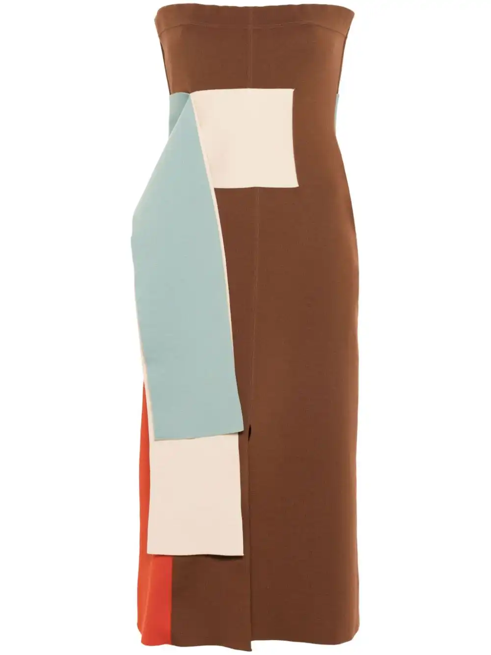 Cheap FENDI colourblock knitted dress