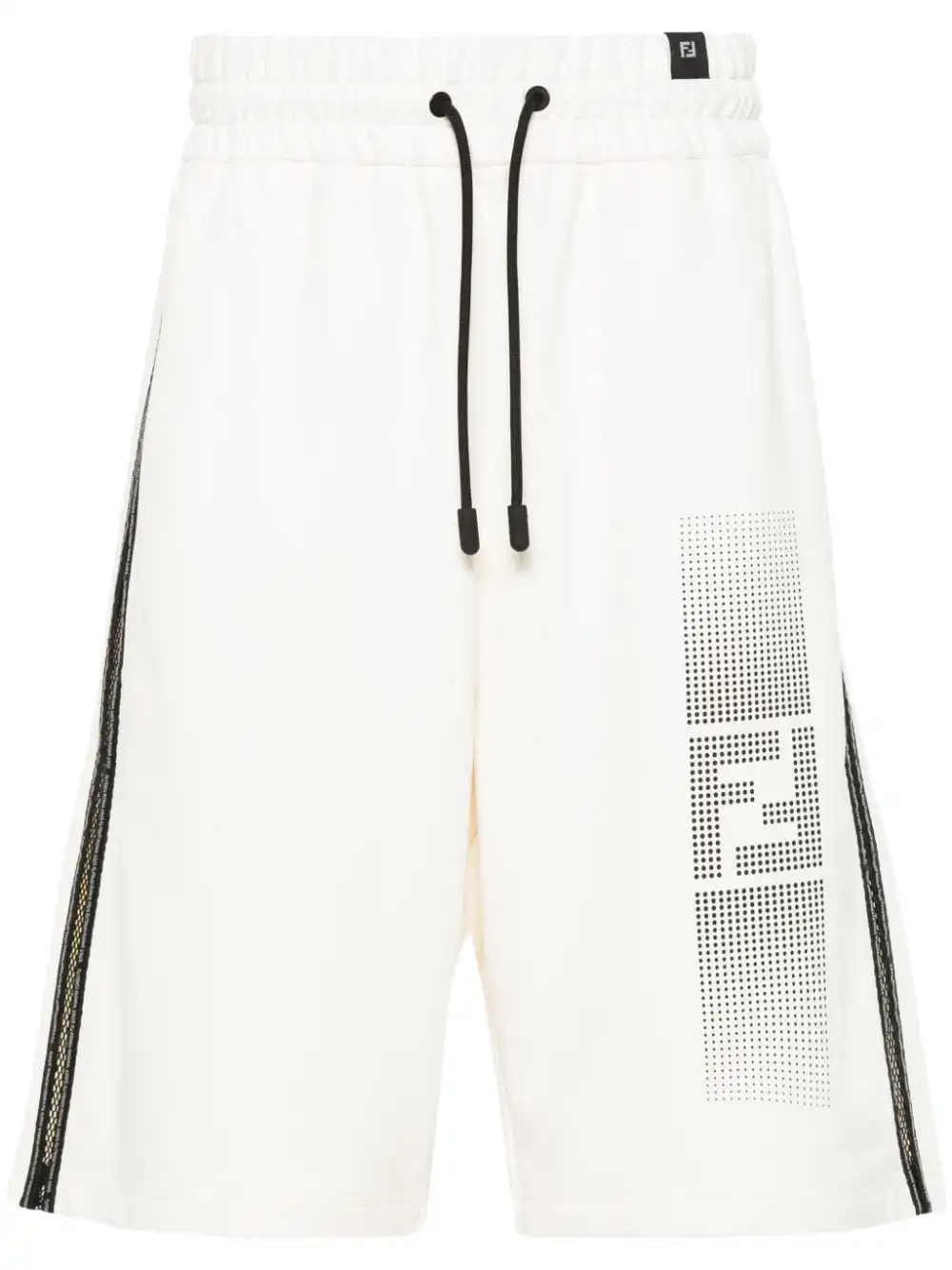 Cheap FENDI side-stripe track shorts