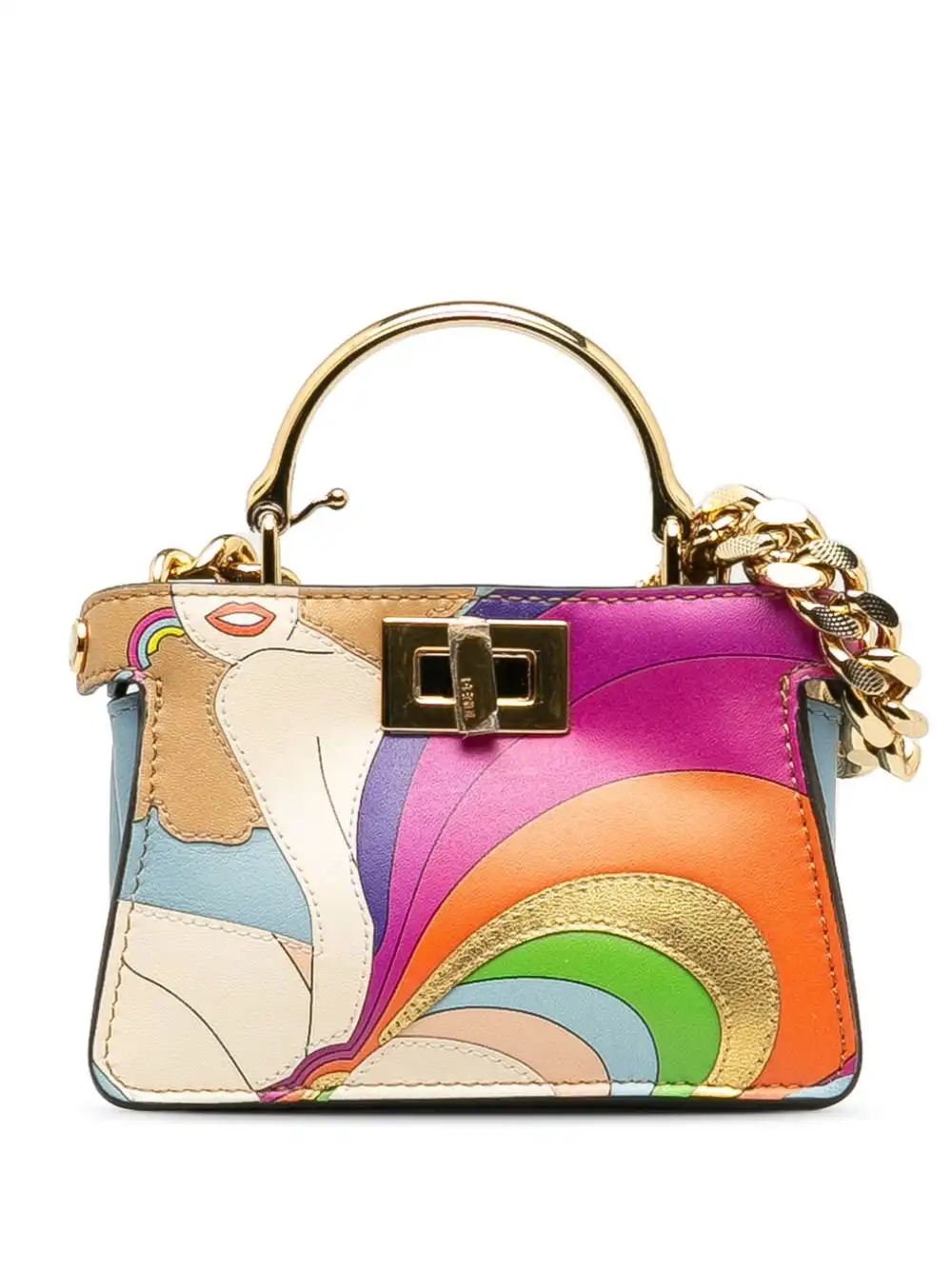 Affordable Fendi 2015-2023 Nano Peekaboo two-way bag