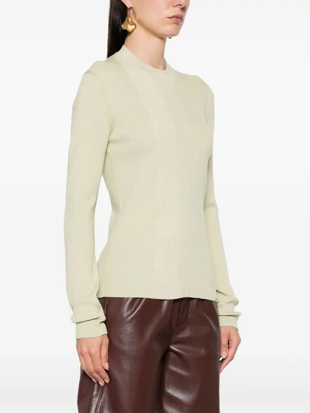 Cheap FENDI crew-neck ribbed jumper