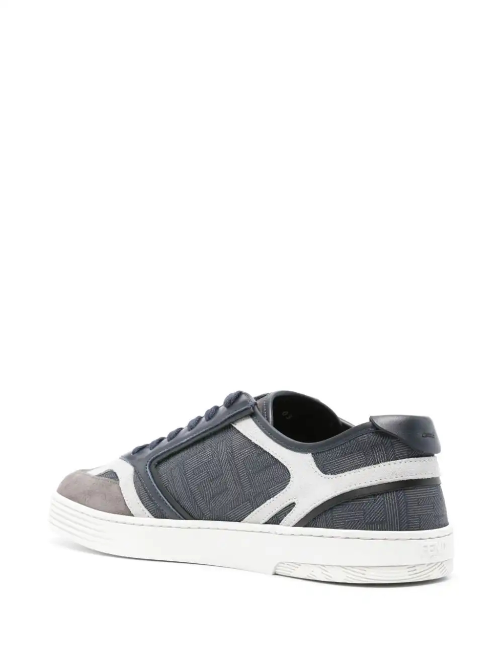 Cheap FENDI logo-embroidered panelled sneakers