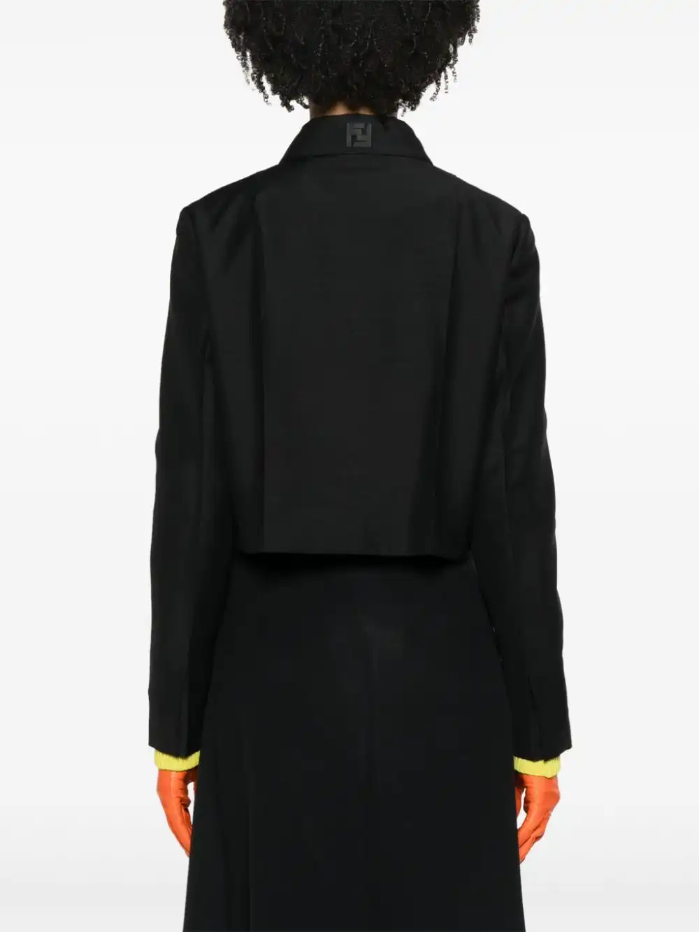 Cheap FENDI tailored cropped blazer