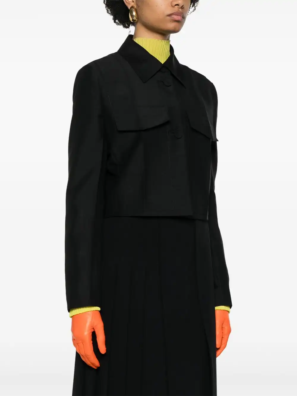 Cheap FENDI tailored cropped blazer