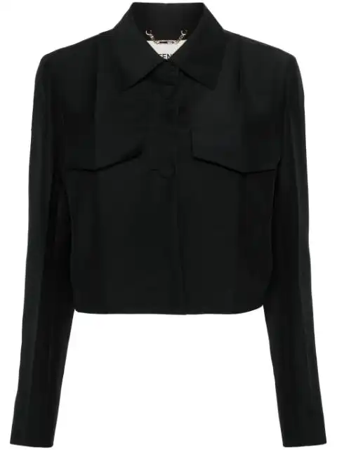 FENDI tailored cropped blazer