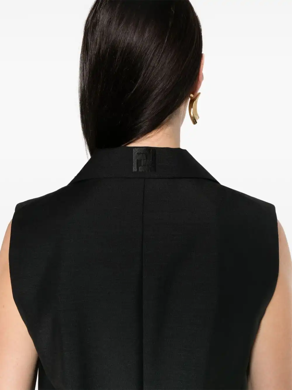 Cheap FENDI peak-lapel waistcoat