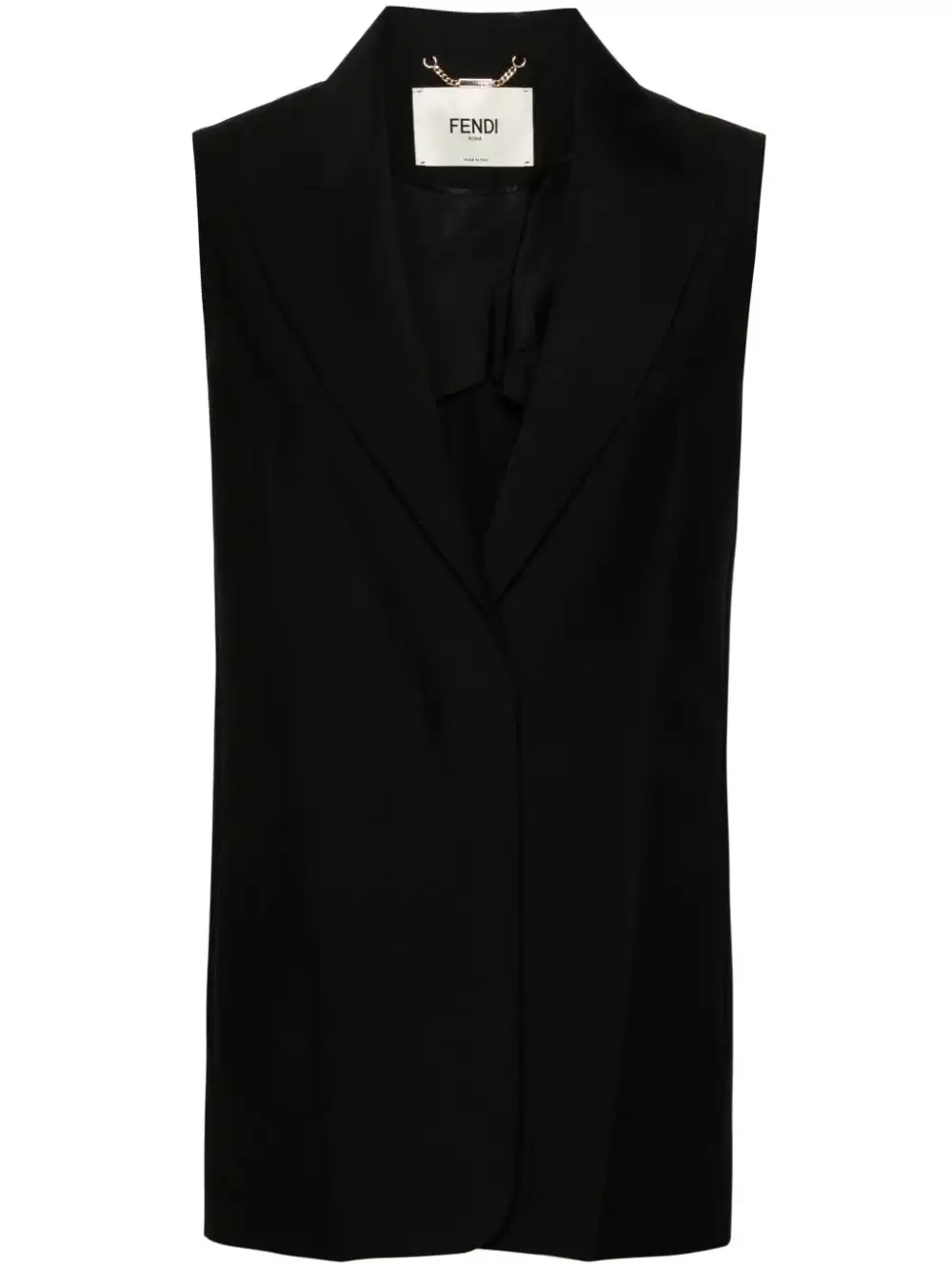 Cheap FENDI peak-lapel waistcoat