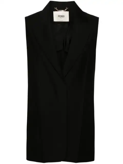 FENDI peak-lapel waistcoat