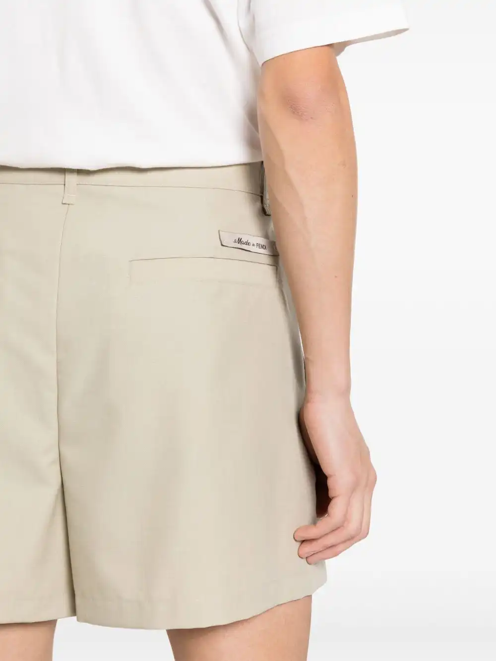 Affordable FENDI wool bermuda shorts