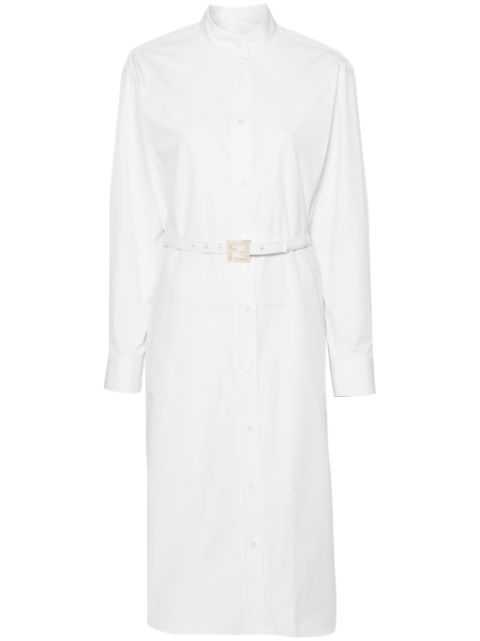 FENDI belted shirt dress