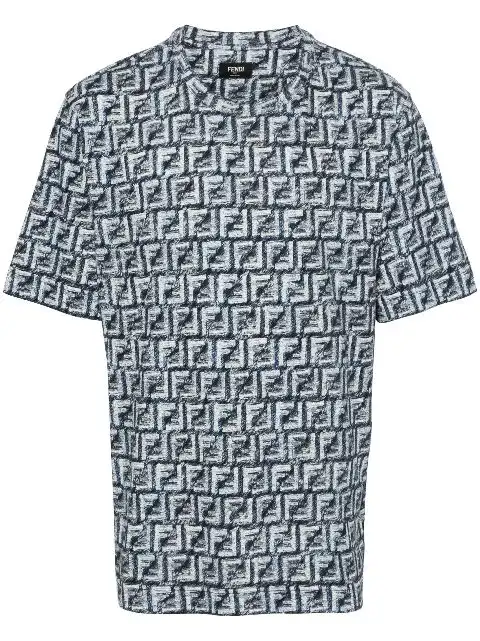 FENDI FF motif cotton T-shirt