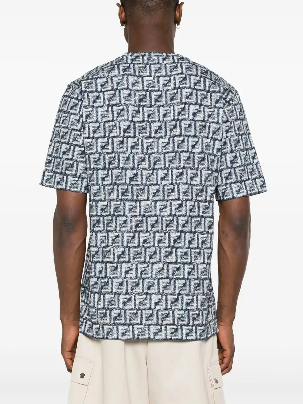 Cheap FENDI FF motif cotton T-shirt