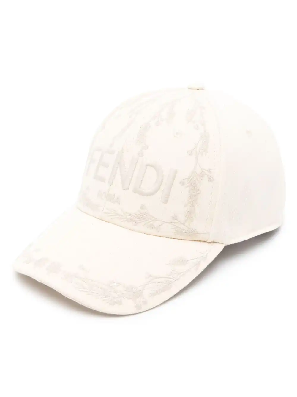 Affordable FENDI logo-embroidered baseball cap