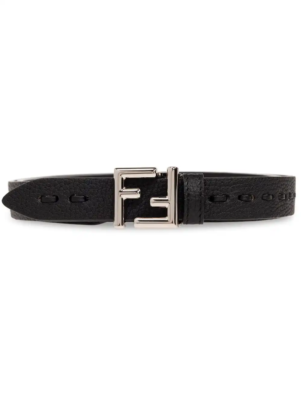 Affordable FENDI logo-plaque belt