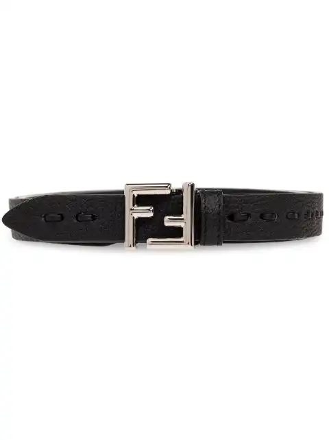 Affordable FENDI logo-plaque belt