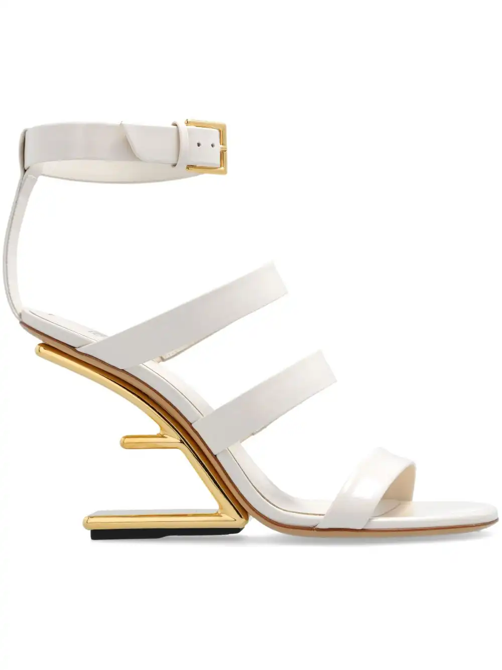 Affordable FENDI First 95mm leather sandals