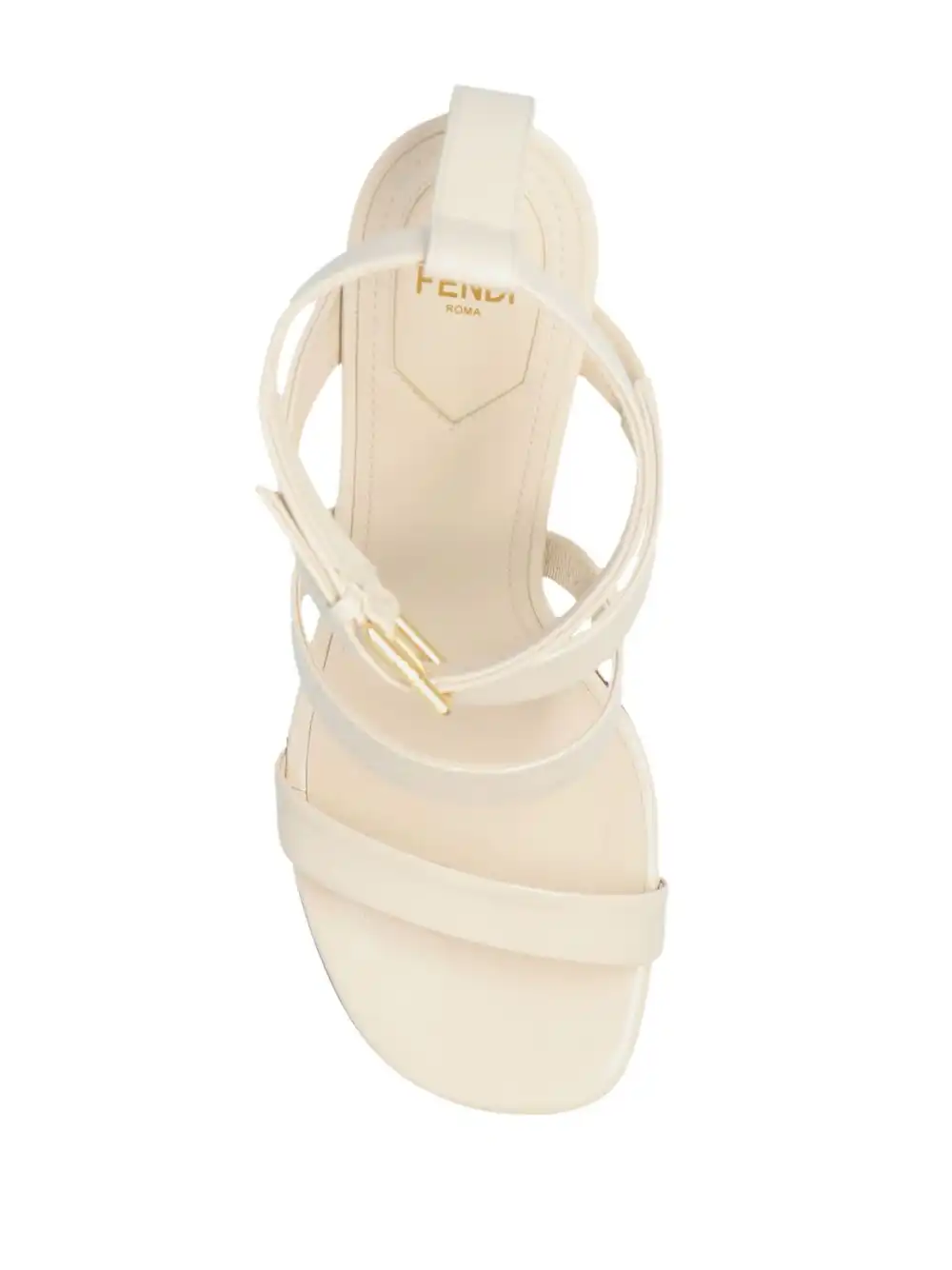 Affordable FENDI First 95mm leather sandals