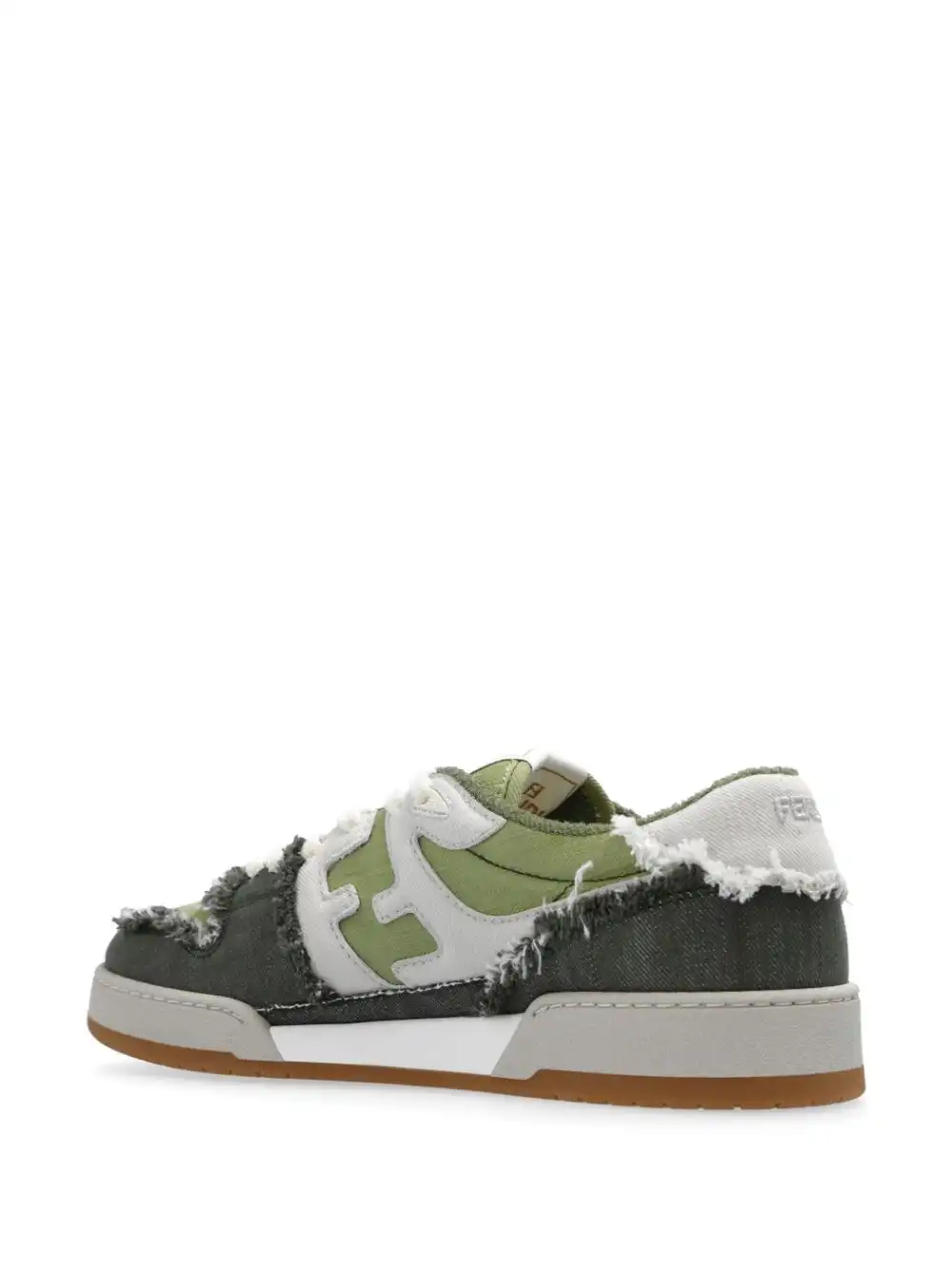 Affordable FENDI Fendi Match denim sneakers